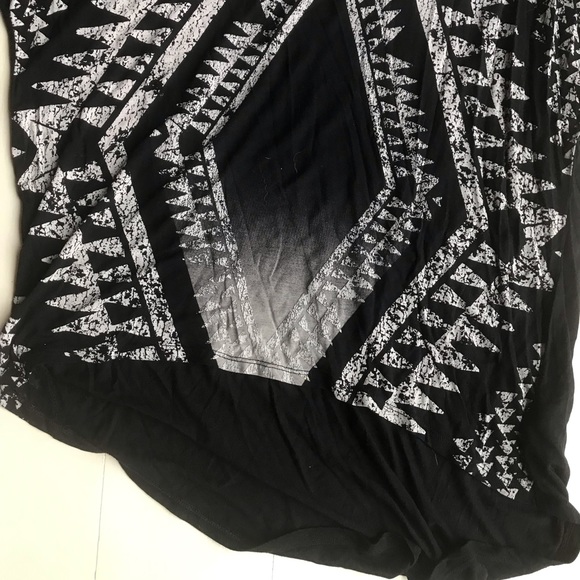 Black blouse short sleeved top - Picture 3 of 5